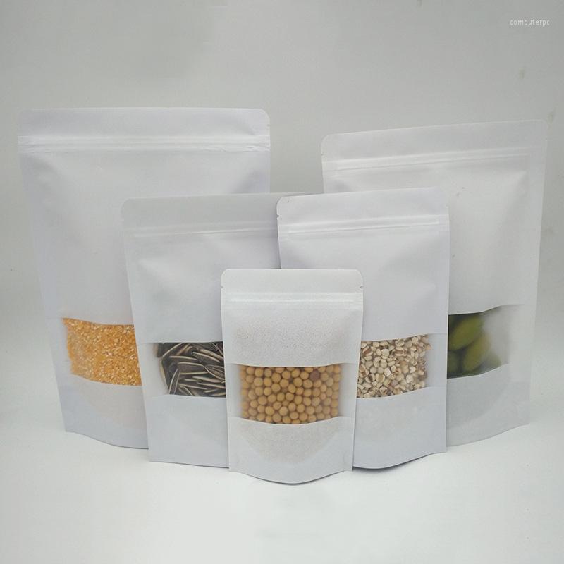 Jewelry Pouches 8 Kinds Size White Zipper Kraft Paper Bag With Window Gift Packaging Ziplock Food Candy Chocolate Tea Nuts Coffee Bags
Jewelry Pouches 8 Kinds Size White Zipper Kraft Paper Bag With Window Gift Packaging Ziplock Food Candy Chocolate Tea Nuts Coffee Bags