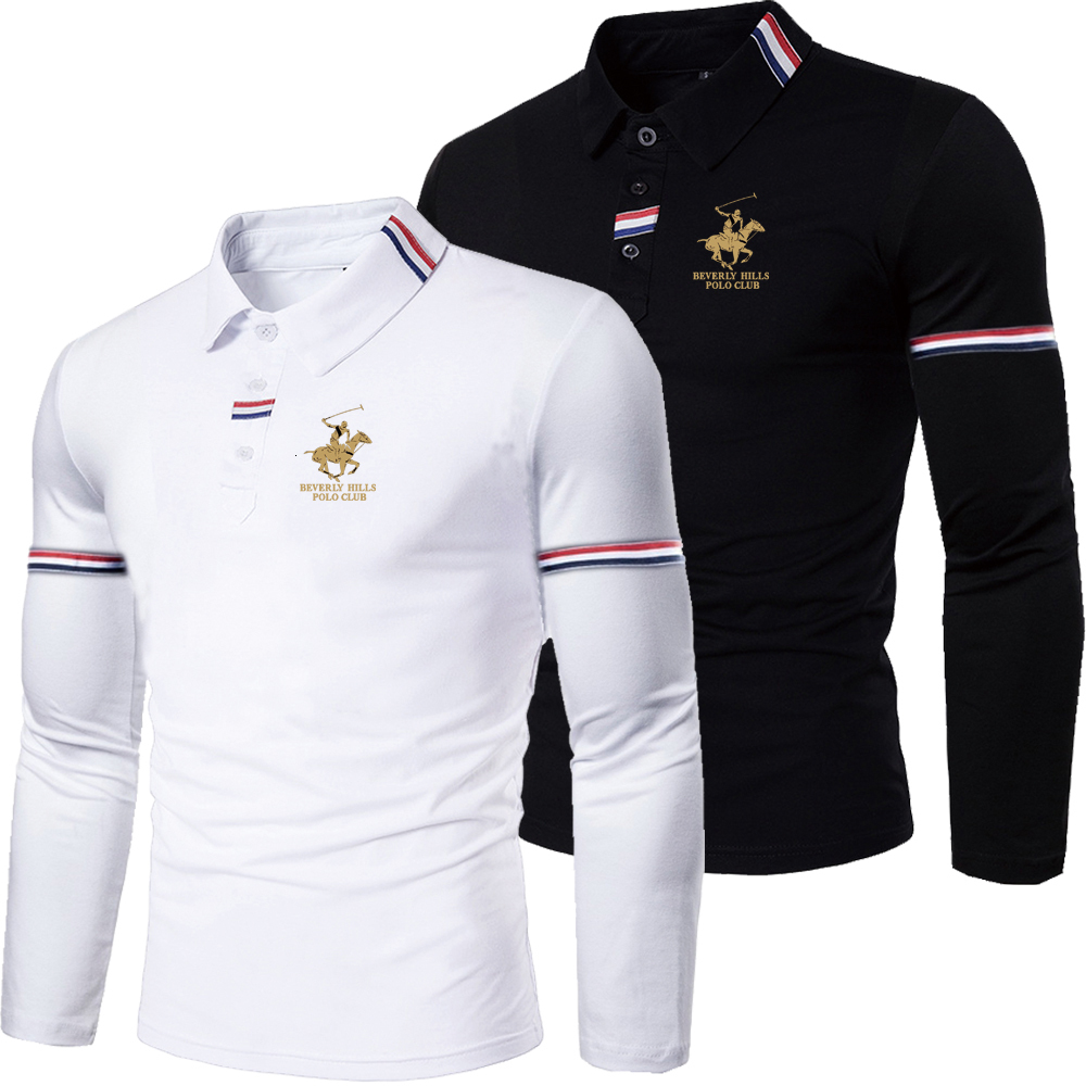Men's T-Shirts Spring and Autumn Long Sleeve POLO Shirt Fashion Lapel Business Casual Top High Quality Simple T-Shirt 230217, White
Men's T-Shirts Spring and Autumn Long Sleeve POLO Shirt Fashion Lapel Business Casual Top High Quality Simple T-Shirt 230217, White