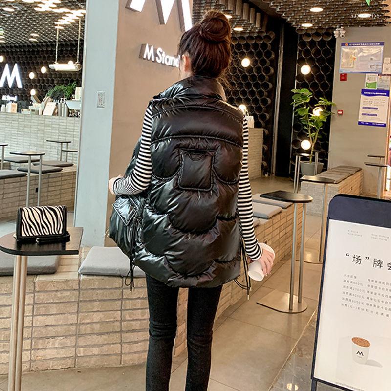 Women's Vests Jacket Vest Down Cotton-Padded Coat For Women Short Stand Collar Solid Waistcoat Chaleco Mujer Femme E430
Women's Vests Jacket Vest Down Cotton-Padded Coat For Women Short Stand Collar Solid Waistcoat Chaleco Mujer Femme E430
