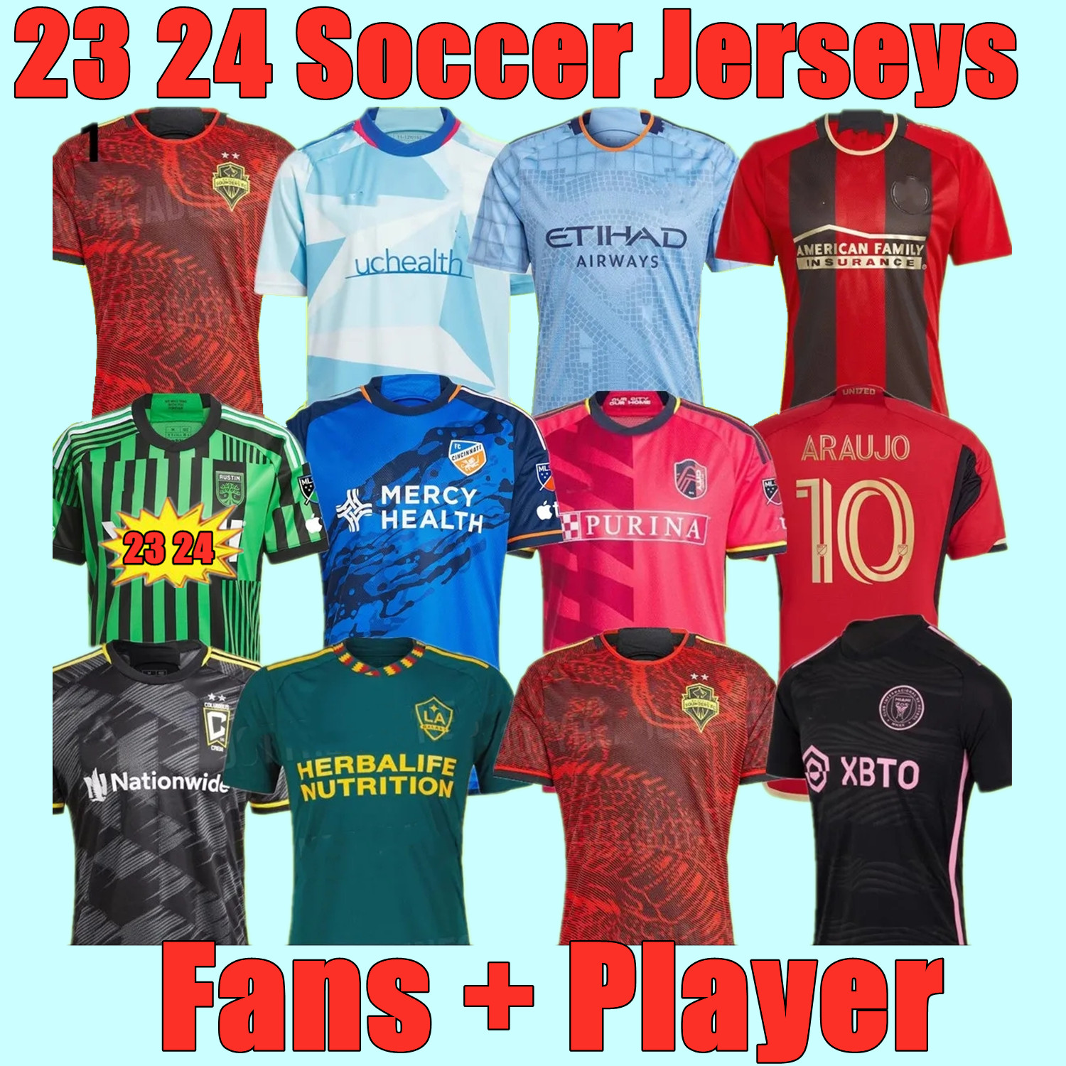 2023 2024 Los Angeles LA Galaxy Soccer Jerseys BALE Lowen Fans player Atlanta United FC Inter Miami LAFC 23 24 MLS Football Shirt GRANDSIR BECKHAM St. L ouis City uniform, 17
2023 2024 Los Angeles LA Galaxy Soccer Jerseys BALE Lowen Fans player Atlanta United FC Inter Miami LAFC 23 24 MLS Football Shirt GRANDSIR BECKHAM St. L ouis City uniform, 17