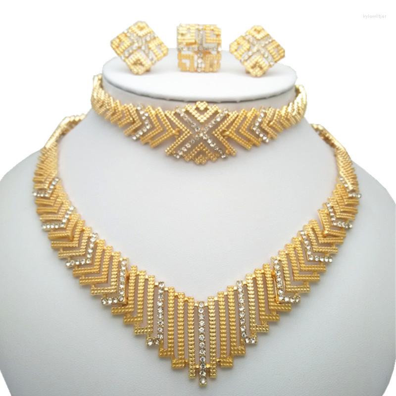 Necklace Earrings Set Kingdom Ma Fashion Dubai Bridal For Women Wedding African Beads Jewelry Nigerian, Picture shown
Necklace Earrings Set Kingdom Ma Fashion Dubai Bridal For Women Wedding African Beads Jewelry Nigerian, Picture shown