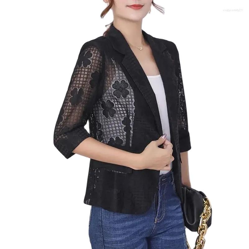 Women's Suits 2023 Blazer Women Spring Summer Korean Fashion Three-Quarter Sleeve Wild Mesh Thin Casual Small Suit Coat Female Overcoat, White
Women's Suits 2023 Blazer Women Spring Summer Korean Fashion Three-Quarter Sleeve Wild Mesh Thin Casual Small Suit Coat Female Overcoat, White