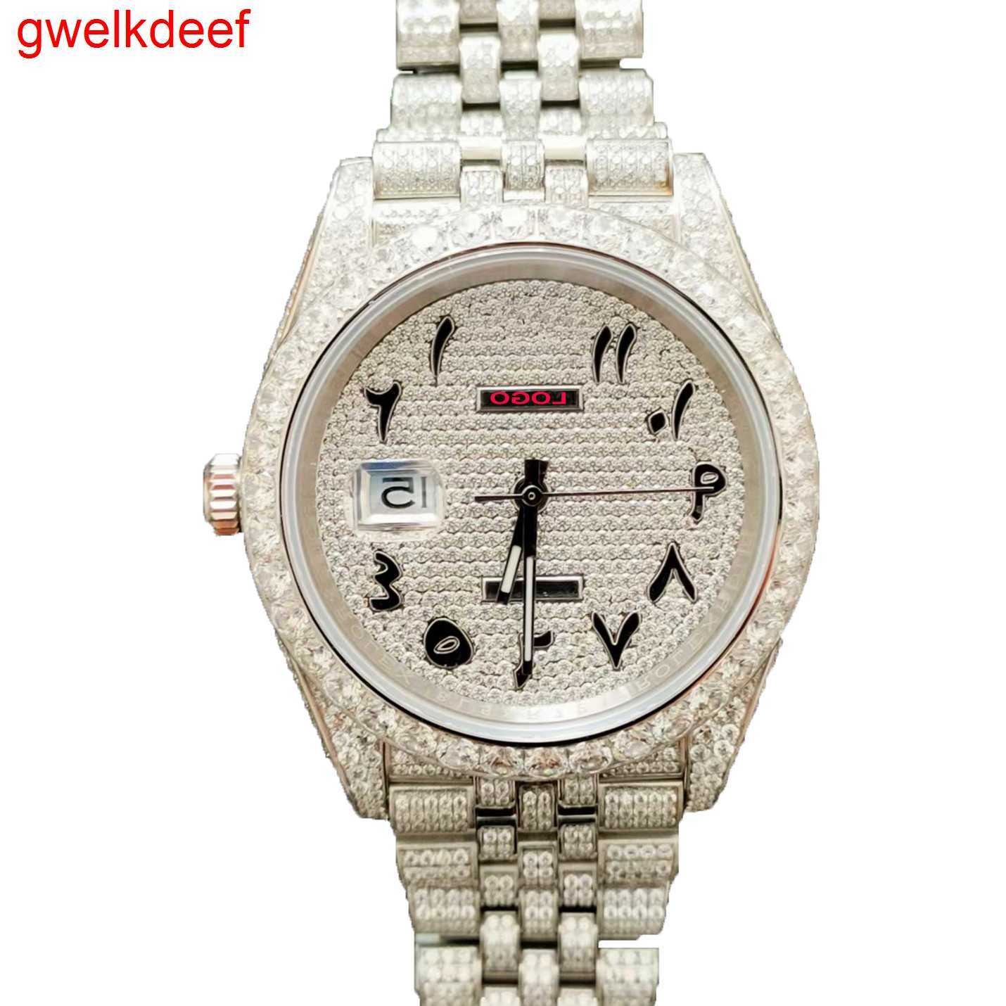 Wristwatches Luxury Custom Bling Iced Out Watches White Gold Plated Moiss anite Diamond Watchess 5A high quality replication Mechanical MBMD
Wristwatches Luxury Custom Bling Iced Out Watches White Gold Plated Moiss anite Diamond Watchess 5A high quality replication Mechanical MBMD