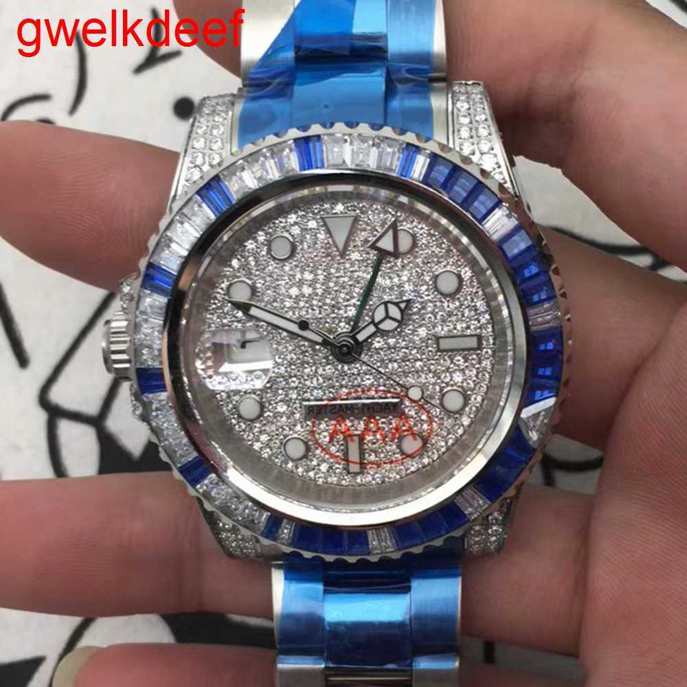 Wristwatches Luxury Custom Bling Iced Out Watches White Gold Plated Moiss anite Diamond Watchess 5A high quality replication Mechanical U1U4, Colorful stone
Wristwatches Luxury Custom Bling Iced Out Watches White Gold Plated Moiss anite Diamond Watchess 5A high quality replication Mechanical U1U4, Colorful stone