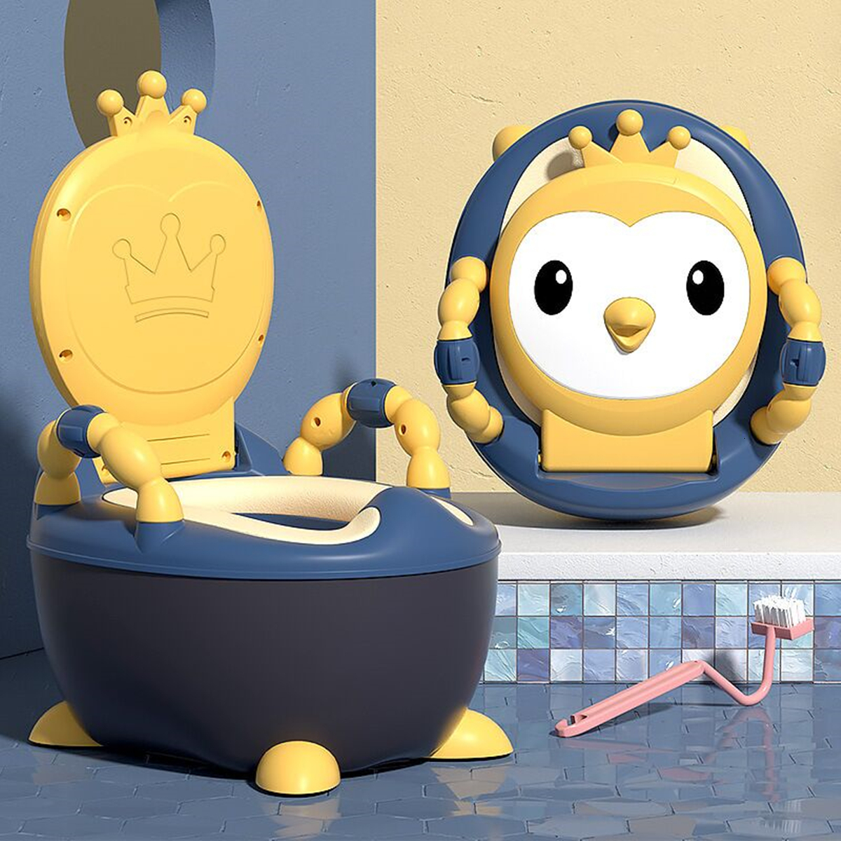 Seat Covers 0-4 Years Old Children's Pot Soft Plastic Road Pot Infant Cute Baby Toilet Seat Boys And Girls Potty Trainer Seat WC 230217, Classic hard seat
Seat Covers 0-4 Years Old Children's Pot Soft Plastic Road Pot Infant Cute Baby Toilet Seat Boys And Girls Potty Trainer Seat WC 230217, Classic hard seat