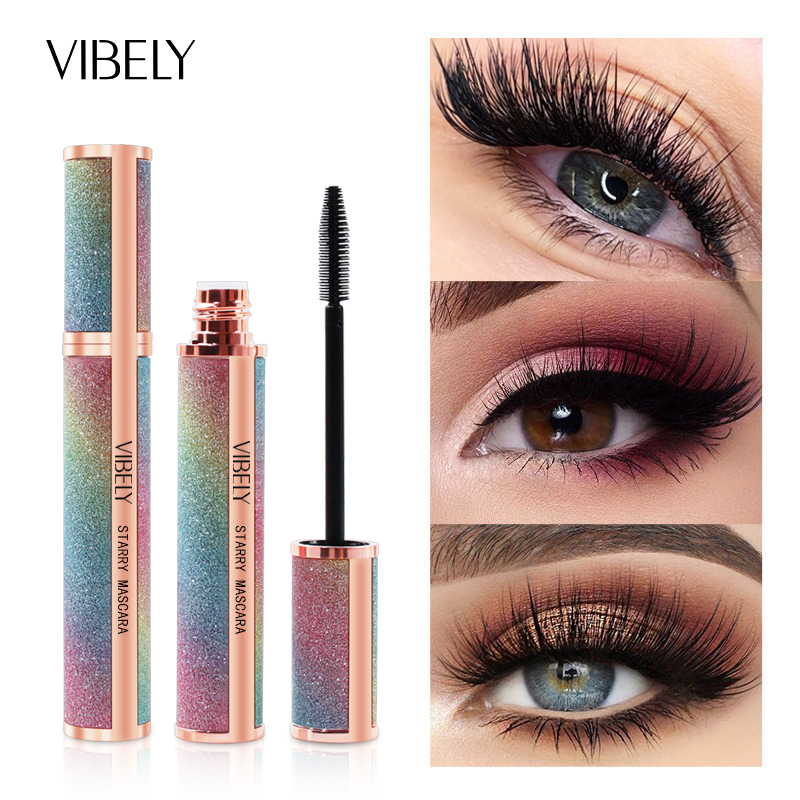 Starry Sky Rimel VIBELY 4D Silk Fiber Mascara Waterproof Extra Volume Extension Lengthens Curling EyeLash Mask Female Makeups, Black
Starry Sky Rimel VIBELY 4D Silk Fiber Mascara Waterproof Extra Volume Extension Lengthens Curling EyeLash Mask Female Makeups, Black