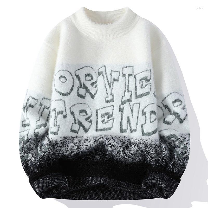 Men's Sweaters #5859 Black Blue Green Knitted Sweater Mens O-neck Warm Thick Men's Pullovers Long Sleeve Slim Harajuku Knitwear
Men's Sweaters #5859 Black Blue Green Knitted Sweater Mens O-neck Warm Thick Men's Pullovers Long Sleeve Slim Harajuku Knitwear