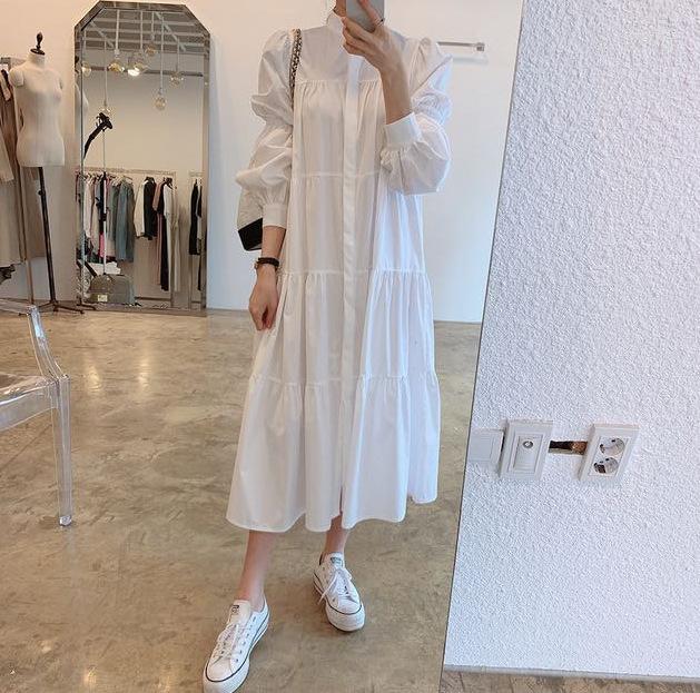Casual Dresses Vintage Long Sleeve Buttons Cotton SumDrawstring Vestidos Female Women's Spri Dress Party Oversize Puff Shir, Picture shown
Casual Dresses Vintage Long Sleeve Buttons Cotton SumDrawstring Vestidos Female Women's Spri Dress Party Oversize Puff Shir, Picture shown