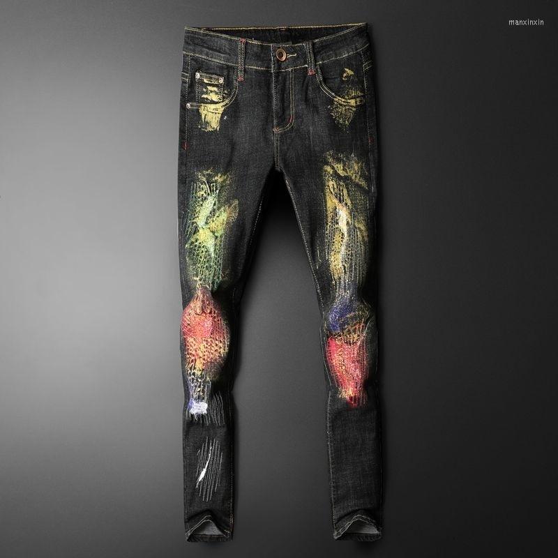 Men's Jeans 2023 Graffiti Spray Painting Personalized Hole Denim Designer Pantalones Vaqueros Men Jean Calca Masculina, Orange
Men's Jeans 2023 Graffiti Spray Painting Personalized Hole Denim Designer Pantalones Vaqueros Men Jean Calca Masculina, Orange