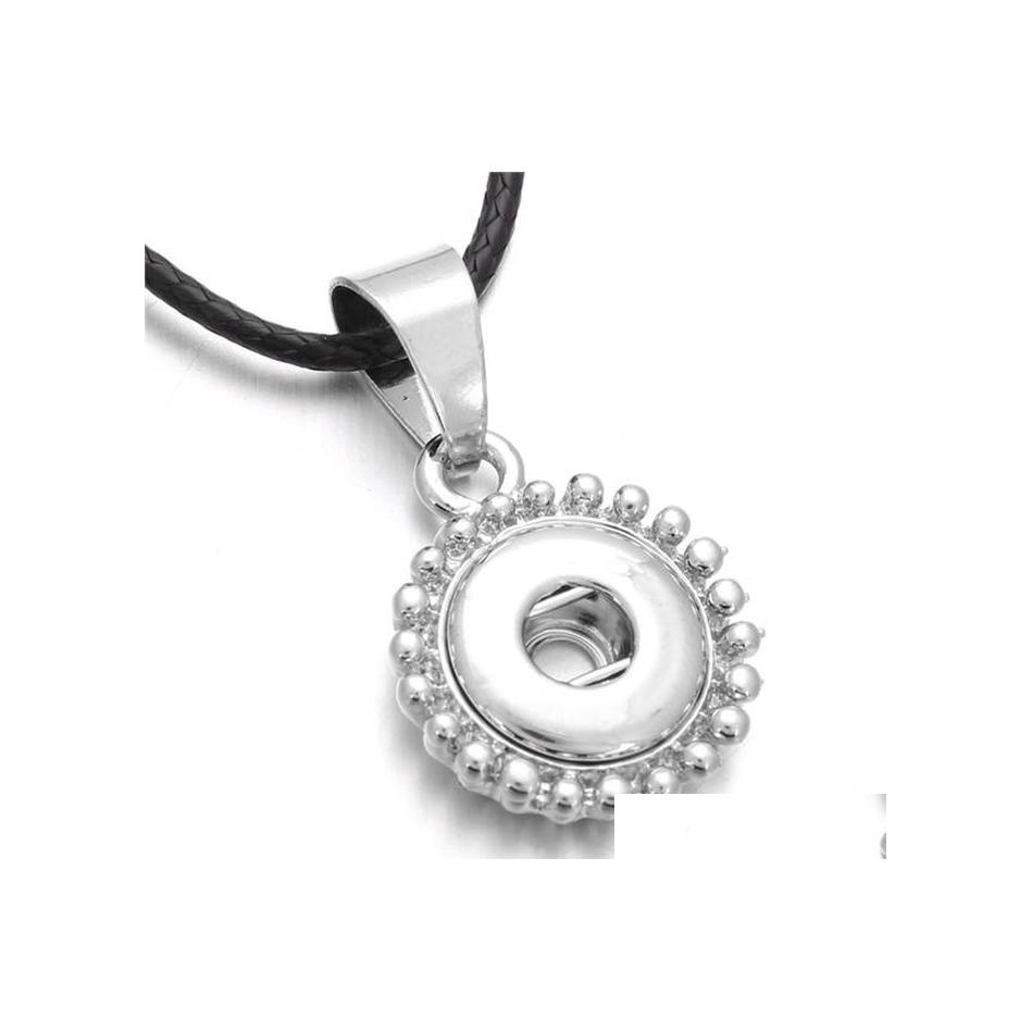 Pendant Necklaces Fashion Sier Plated 12Mm Snap Button Necklace For Women Ginger Snaps Buttons Jewelry Drop Delivery Pendants Dh9Ua 
Pendant Necklaces Fashion Sier Plated 12Mm Snap Button Necklace For Women Ginger Snaps Buttons Jewelry Drop Delivery Pendants Dh9Ua