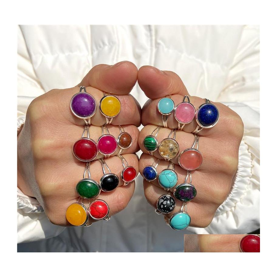 Solitaire Ring Fashion Natural Stone Handmade Bohemian Jewelry Gift Crystal For Women Birthday Party Rings Adjustabl Sport1 Drop Deli Dhjgd
Solitaire Ring Fashion Natural Stone Handmade Bohemian Jewelry Gift Crystal For Women Birthday Party Rings Adjustabl Sport1 Drop Deli Dhjgd