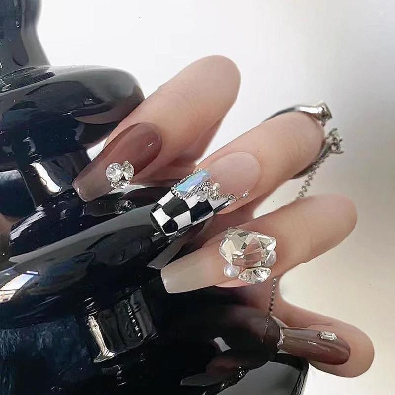 False Nails 24Pc With Rhinestone Flower French Fake Nail Designs Ballet Press On Detachable Long Coffin, A7u
False Nails 24Pc With Rhinestone Flower French Fake Nail Designs Ballet Press On Detachable Long Coffin, A7u