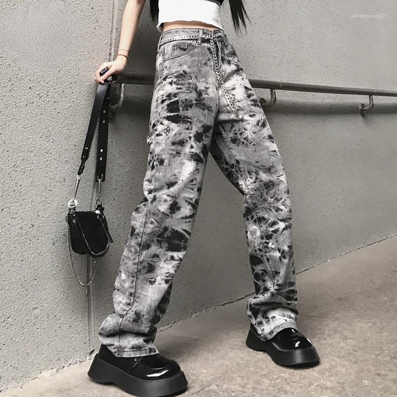 Women' Jeans Women Large Size Loose Wide Leg Tie Dyed Straight Pants Casual Boyfriend The Same Y2K For, 0213 
Women' Jeans Women Large Size Loose Wide Leg Tie Dyed Straight Pants Casual Boyfriend The Same Y2K For, 0213