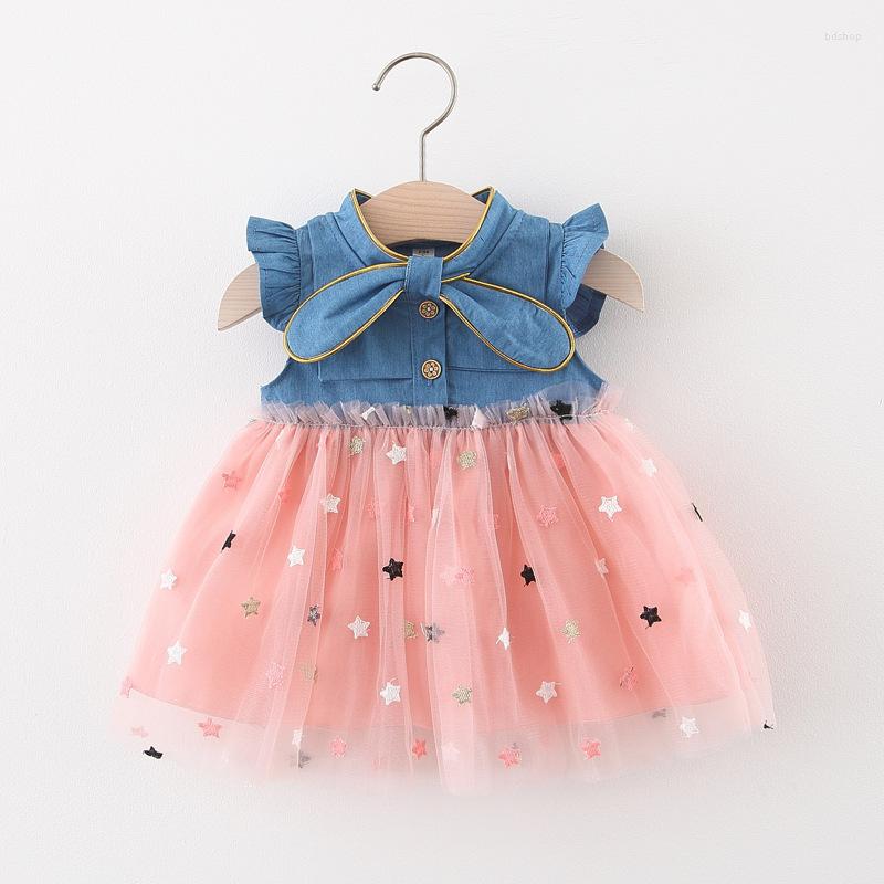 Girl Dresses Cute Girls Dress Infant Baby Kids Princess Gauze Star Denim Outfits Clothing Summer Clothes, Pink
Girl Dresses Cute Girls Dress Infant Baby Kids Princess Gauze Star Denim Outfits Clothing Summer Clothes, Pink