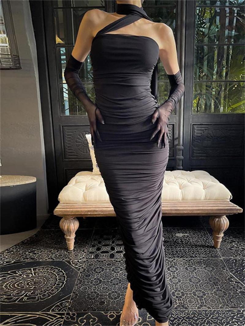 Casual Dresses Wsevypo Elegant Halterneck Strapless Bodycon Long Dress Party Gown Night Vestidos Women Off-Shoulder Tube Ruched, Black
Casual Dresses Wsevypo Elegant Halterneck Strapless Bodycon Long Dress Party Gown Night Vestidos Women Off-Shoulder Tube Ruched, Black