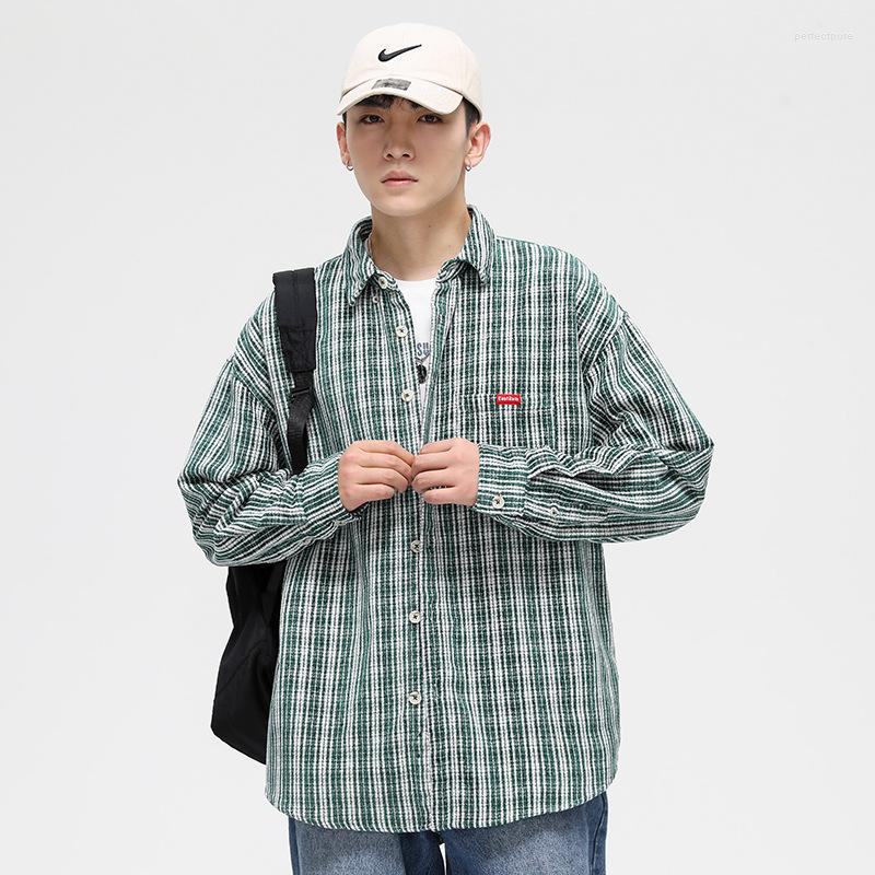 Men' Casual Shirts Single Pocket Design Fabric Chenille Long Sleeve Shirt For Men Easy Care Formal Business Button Up Men, White green stripes
Men' Casual Shirts Single Pocket Design Fabric Chenille Long Sleeve Shirt For Men Easy Care Formal Business Button Up Men, White green stripes