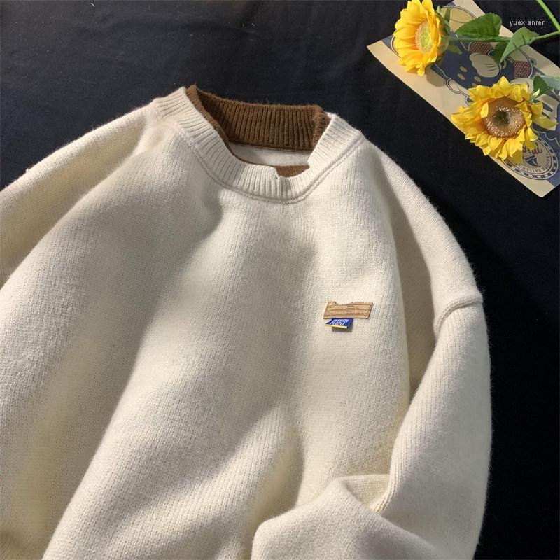 Men's Sweaters EBAIHUI Vintage Sweater Men Fake Two For Couple's Korean Loose Autumn And Winter Crew-neck Knitwear Mens Clothing, Black
Men's Sweaters EBAIHUI Vintage Sweater Men Fake Two For Couple's Korean Loose Autumn And Winter Crew-neck Knitwear Mens Clothing, Black