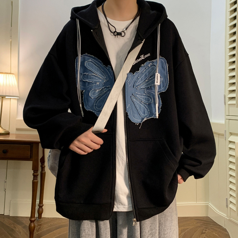 Mens Hoodies Sweatshirts Privathinker Spring Large Size Zipup Patchwork Embroidery Coats For Unisex Casual Harajuku Male Fashion Clothing 230216, Black
Mens Hoodies Sweatshirts Privathinker Spring Large Size Zipup Patchwork Embroidery Coats For Unisex Casual Harajuku Male Fashion Clothing 230216, Black