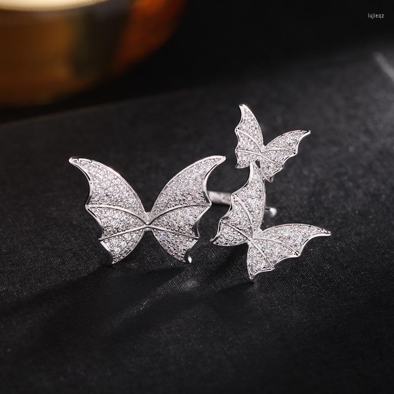 Cluster Rings Three Butterfly Crystal For Women Open Adjustable Shine Zirconia Weddings Party Jewelry Gifts
Cluster Rings Three Butterfly Crystal For Women Open Adjustable Shine Zirconia Weddings Party Jewelry Gifts