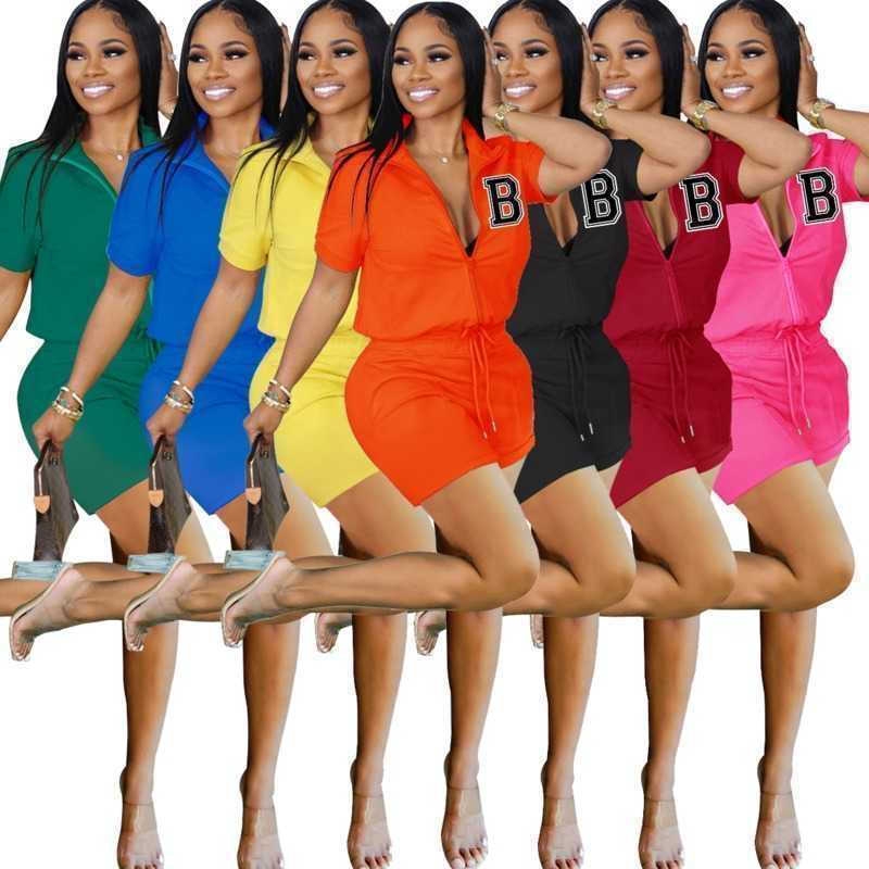 Designer Tracksuits Summer Women Plus Size Clothing Sexy Two Pieces Pants Set Fashion Short Sleeve Zipper Top And Shorts Suit, Green+b mark
Designer Tracksuits Summer Women Plus Size Clothing Sexy Two Pieces Pants Set Fashion Short Sleeve Zipper Top And Shorts Suit, Green+b mark