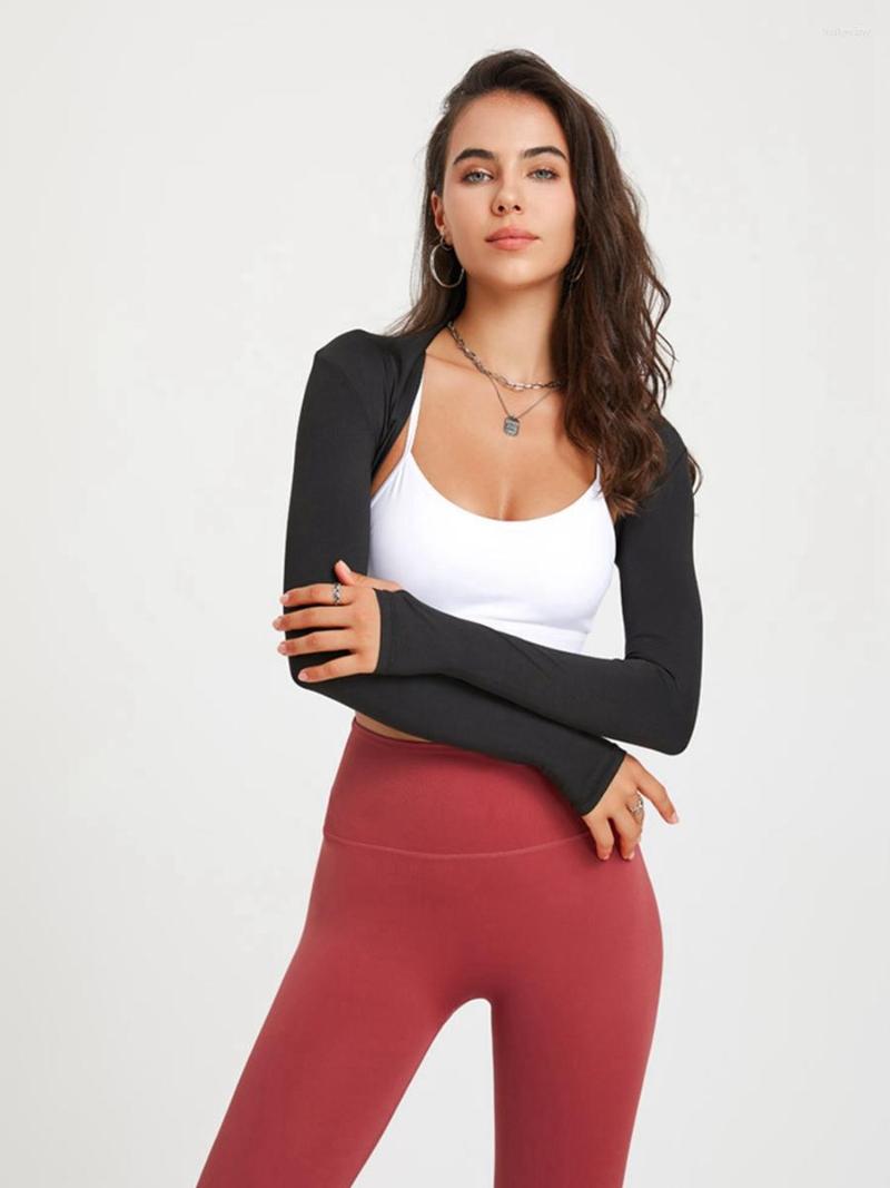 Active Shirts Women Yoga Crop Cardigan Long Sleeve Open Front Solid Shrug Tops For Exercise Sports Gym Cover-Ups
Active Shirts Women Yoga Crop Cardigan Long Sleeve Open Front Solid Shrug Tops For Exercise Sports Gym Cover-Ups