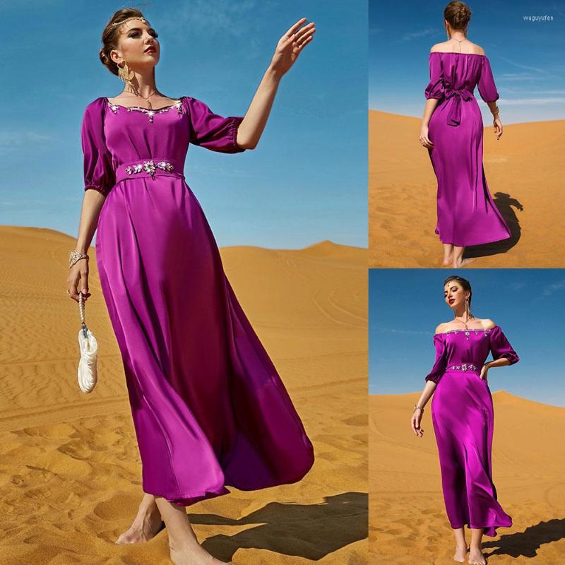 Ethnic Clothing Dubai Abaya Women Luxury Rhinestone Party Evening Gown Caftan Marocain Jalabiya Turkey Off Shoulder Long Dress Islamic
Ethnic Clothing Dubai Abaya Women Luxury Rhinestone Party Evening Gown Caftan Marocain Jalabiya Turkey Off Shoulder Long Dress Islamic
