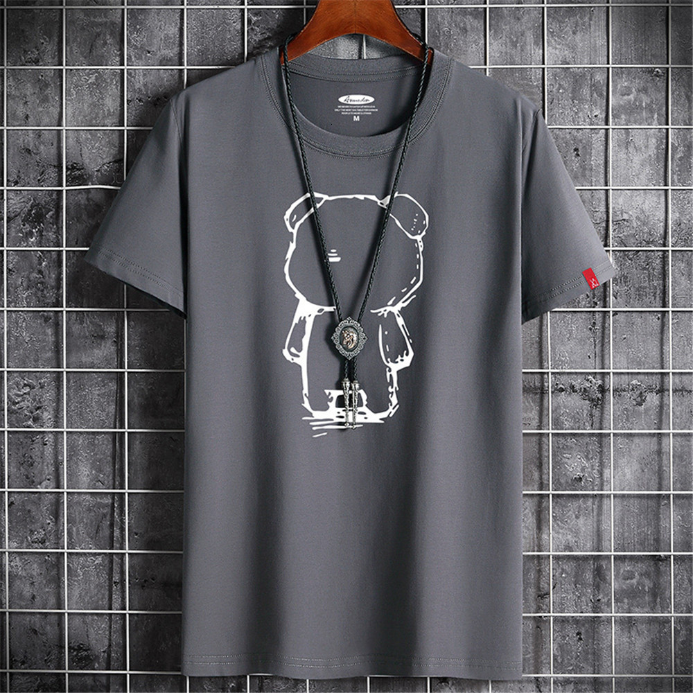 Men' T-Shirts est Bear Printing 100% Cotton Men T Shirt Hip-Hop T-shirt O-neck Summer Male Causal Tshirts Fashion Loose Tees 230217, A39-1
Men' T-Shirts est Bear Printing 100% Cotton Men T Shirt Hip-Hop T-shirt O-neck Summer Male Causal Tshirts Fashion Loose Tees 230217, A39-1