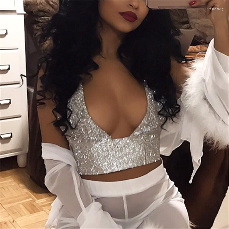 Women's Tanks Fashion Bling Rhinestone Metallic Camisole Women Party Rave Outfits Nightclub Sexy V-neck Halter Top Carnival Ties Short Vest, Gold
Women's Tanks Fashion Bling Rhinestone Metallic Camisole Women Party Rave Outfits Nightclub Sexy V-neck Halter Top Carnival Ties Short Vest, Gold