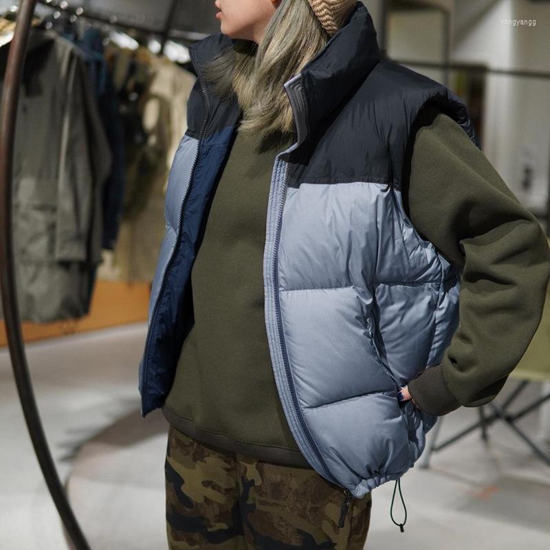 Women' Vests Casual Women Vest Parkas Coat Color Patchwork Streetwear Keep Warm Zipper Up Clothes For Outfit, Gray
Women' Vests Casual Women Vest Parkas Coat Color Patchwork Streetwear Keep Warm Zipper Up Clothes For Outfit, Gray