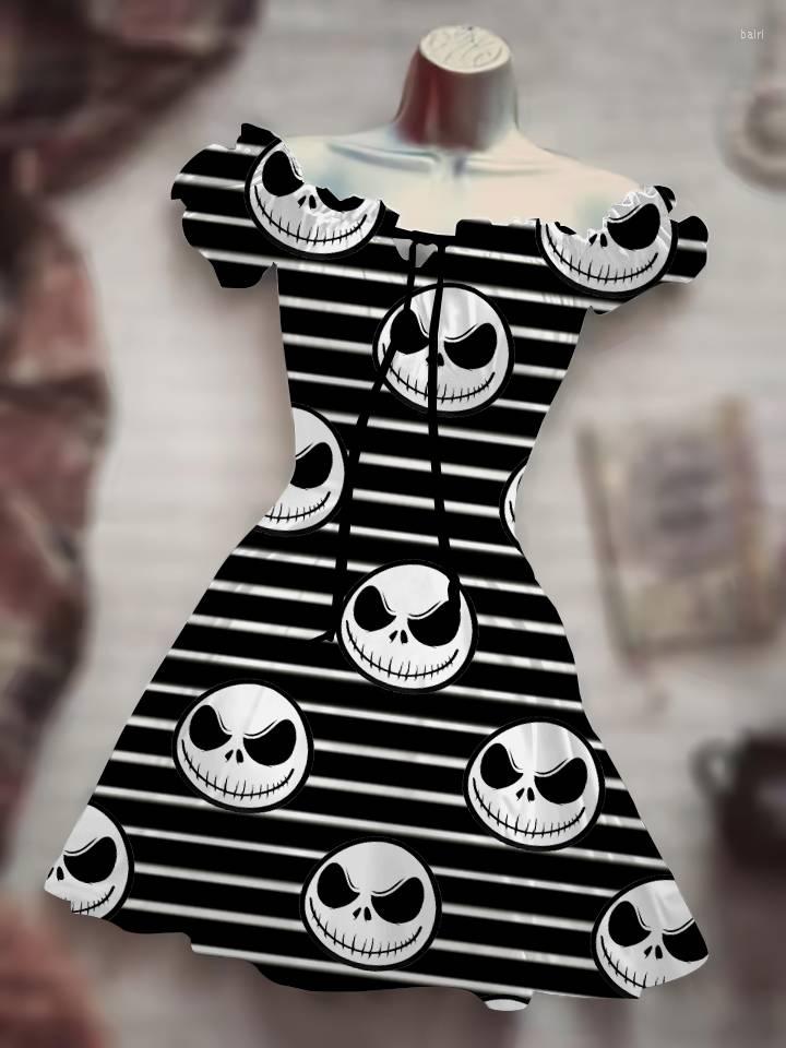Casual Dresses Horror One Piece Smile Halloween Black Costume Long Skirt Hawaiian Boho Dress Rose Skull Wood Man Night 2023, Yq2063841
Casual Dresses Horror One Piece Smile Halloween Black Costume Long Skirt Hawaiian Boho Dress Rose Skull Wood Man Night 2023, Yq2063841