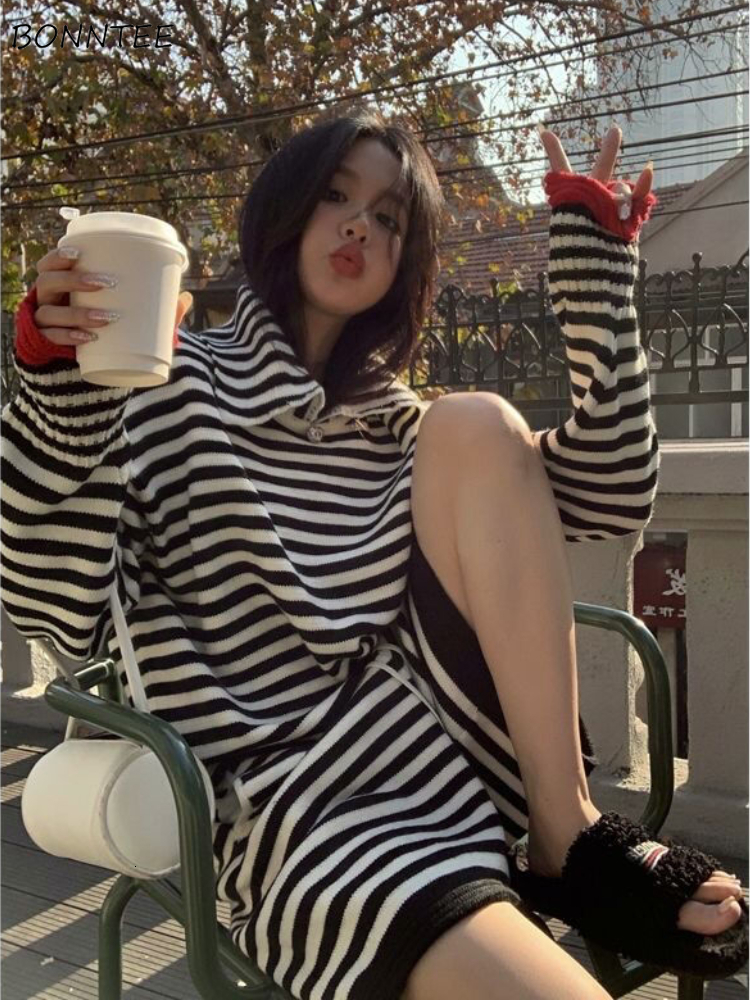 Women Two Piece Pants Set Casual Shorts Pullovers Long Sleeve Striped Spring Elegant Soft Trendy Korean Retro Female Chic Daily Harajuku 230217, Beige
Women Two Piece Pants Set Casual Shorts Pullovers Long Sleeve Striped Spring Elegant Soft Trendy Korean Retro Female Chic Daily Harajuku 230217, Beige