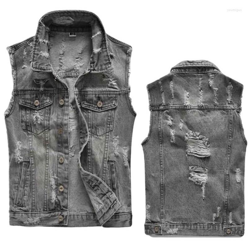 Men's Vests Men's Vintage Denim Sleeveless Hip Hop Jackets Male Hole Waistcoats Purple Vest Big Pocket, White
Men's Vests Men's Vintage Denim Sleeveless Hip Hop Jackets Male Hole Waistcoats Purple Vest Big Pocket, White