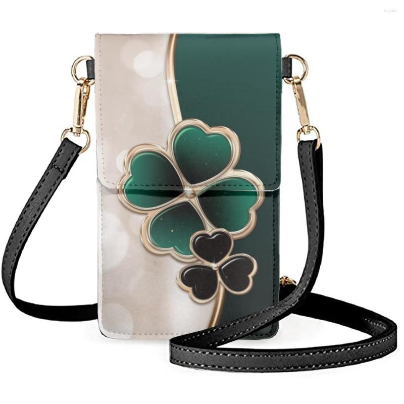Evening Bags FORUDESIGNS Line Four-leaf Clover Cellphone Fashion Girl Makeup Matching Bag Diagonal Style Wallet Messenger Pouch, Kbc1679d77
Evening Bags FORUDESIGNS Line Four-leaf Clover Cellphone Fashion Girl Makeup Matching Bag Diagonal Style Wallet Messenger Pouch, Kbc1679d77