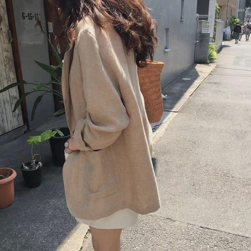 Women' Suits Chic Solid Color Women Casual Blazer Jacket Office Lady Pockets Work Suit Coat Ladies Basic Pocket Outerwear, Color as picture
Women' Suits Chic Solid Color Women Casual Blazer Jacket Office Lady Pockets Work Suit Coat Ladies Basic Pocket Outerwear, Color as picture