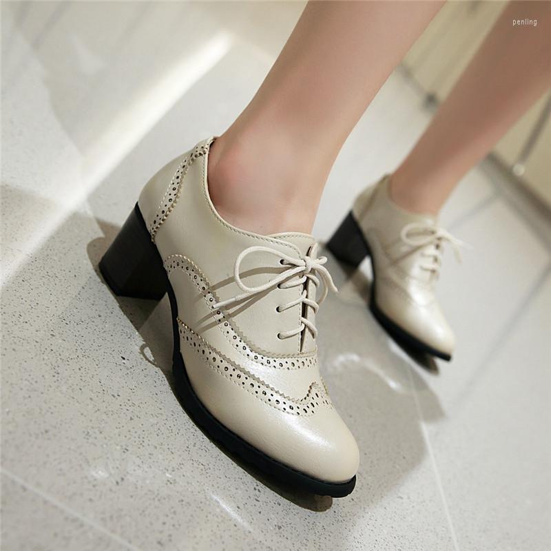 Dress Shoes YQBTDL Daily Office Lady British Style Brogue Oxford Women Autumn 2023 Lace Up Block Heels Retro Ladies Pumps Vintage, Beige
Dress Shoes YQBTDL Daily Office Lady British Style Brogue Oxford Women Autumn 2023 Lace Up Block Heels Retro Ladies Pumps Vintage, Beige