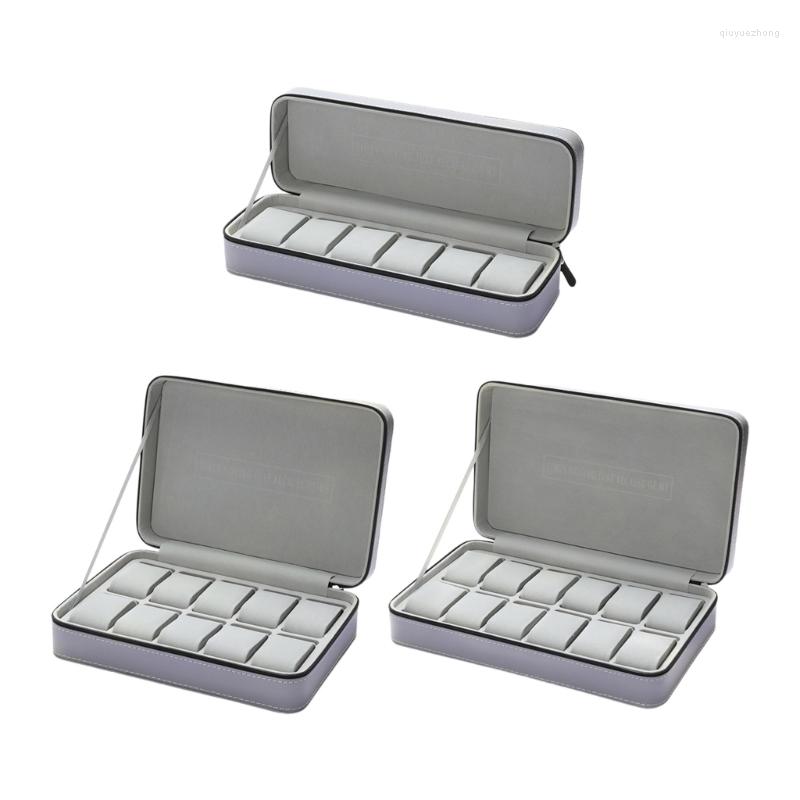 Watch Boxes HXBA 6/10/12 Slots Zipper Travel Box Leather Display-Case Organizer Jewelry Storage Container Women Men Display
Watch Boxes HXBA 6/10/12 Slots Zipper Travel Box Leather Display-Case Organizer Jewelry Storage Container Women Men Display