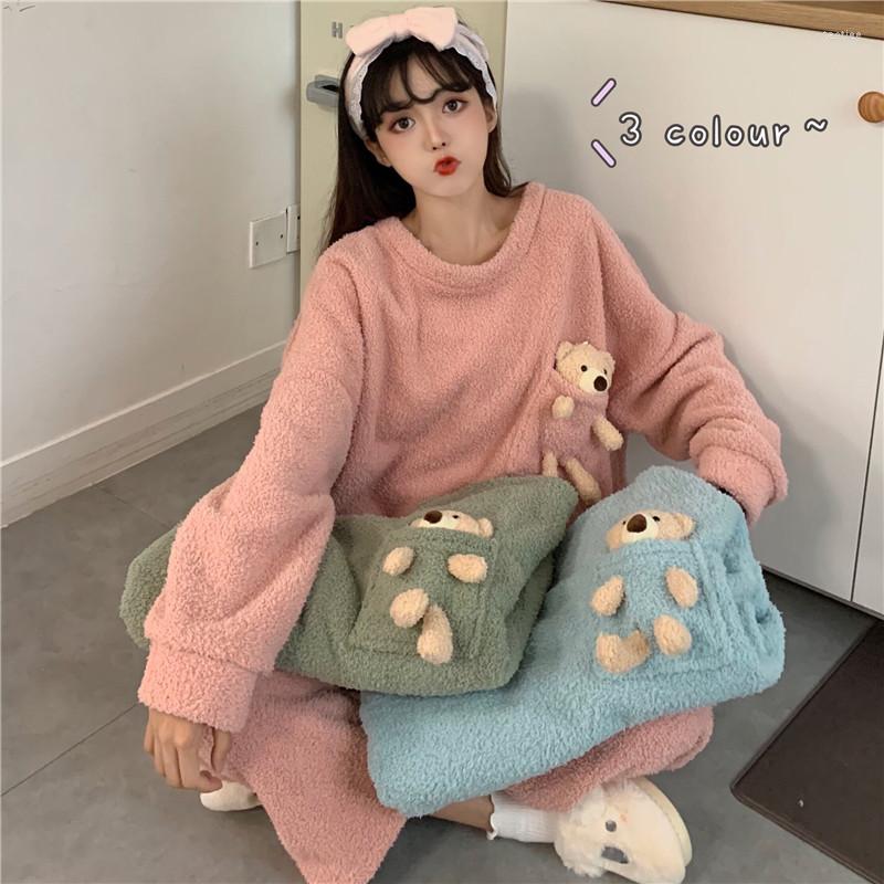 Women's Sleepwear Winter Cute Plushpajamas Woman Set Pajamas Women 2023 Autumn And Coral Velvet Thickened Plus Home Service, Blue
Women's Sleepwear Winter Cute Plushpajamas Woman Set Pajamas Women 2023 Autumn And Coral Velvet Thickened Plus Home Service, Blue
