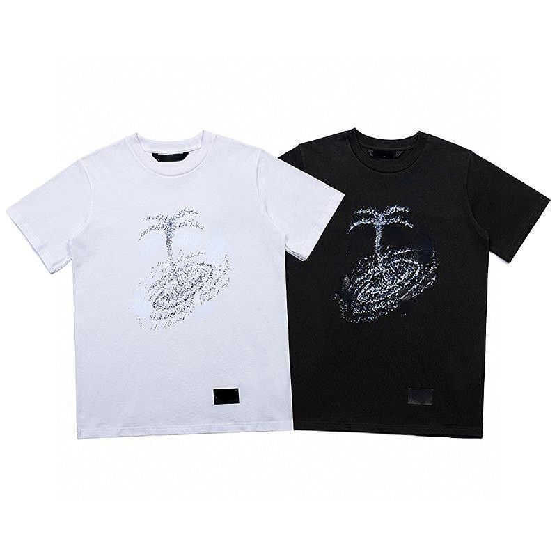 P plus size t shirt designer shirts summer round neck short-sleeved coconut tree print pullover men' and women' pure cotton T-shirts loose hoodie oversize tops, White
P plus size t shirt designer shirts summer round neck short-sleeved coconut tree print pullover men' and women' pure cotton T-shirts loose hoodie oversize tops, White