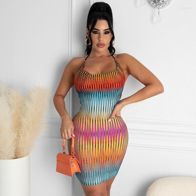 Casual Dresses Sexy Halter Bandage Backless Summer Dress Women' Color Sleeveless Suspender Mini Party Club Bodycon
Casual Dresses Sexy Halter Bandage Backless Summer Dress Women' Color Sleeveless Suspender Mini Party Club Bodycon