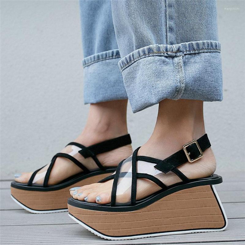 Dress Shoes 2023 Women Back Strap Genuine Leather Platform Wedges High Heel Gladiator Sandals Female Open Toe Party Pumps Chic, Black
Dress Shoes 2023 Women Back Strap Genuine Leather Platform Wedges High Heel Gladiator Sandals Female Open Toe Party Pumps Chic, Black
