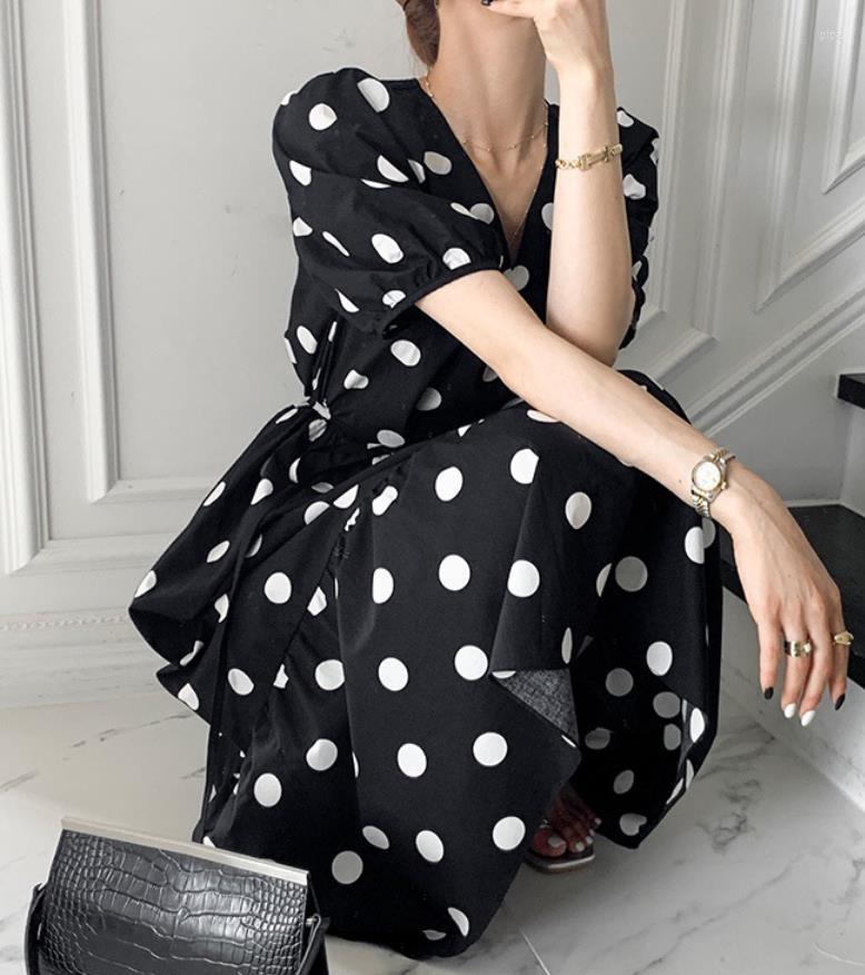 Casual Dresses Polka Dot Print Dress Summer Style Women's Mid-length Thin Sleeveless Over The Knee A-line Skirt Long Holida, Color as picture
Casual Dresses Polka Dot Print Dress Summer Style Women's Mid-length Thin Sleeveless Over The Knee A-line Skirt Long Holida, Color as picture