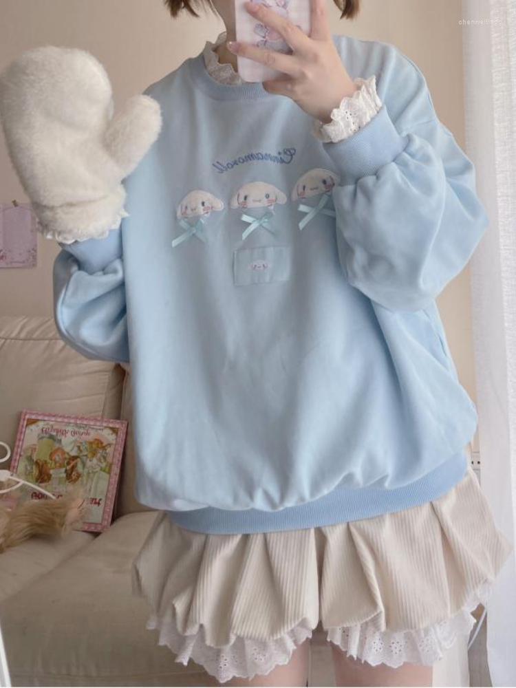 Women' Hoodies HOUZHOU Kawaii Cartoon Sweatshirt Women Sweet Preppy Style Japanese Y2k Hoodie Lace Patchwork Cute Loose Long Sleeve Tops, Blue
Women' Hoodies HOUZHOU Kawaii Cartoon Sweatshirt Women Sweet Preppy Style Japanese Y2k Hoodie Lace Patchwork Cute Loose Long Sleeve Tops, Blue