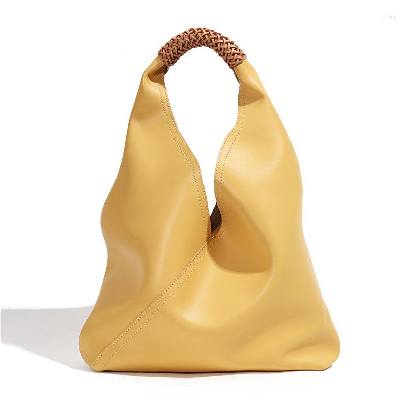 Evening Bags 2023 Leather High Grade Fashion Capacity Armpit Dumpling Yellow Shoulder Bag Small Tote For Women, Black
Evening Bags 2023 Leather High Grade Fashion Capacity Armpit Dumpling Yellow Shoulder Bag Small Tote For Women, Black