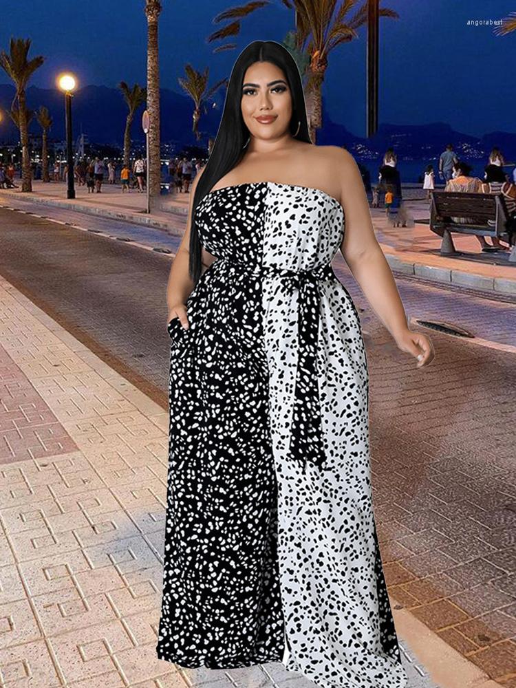 Pants Plus Size Women Clothing Strapless Jumpsuit Casual Streetwear 5xl Jumpsuits Backless Sexy Wholesale Bulk Drop, Blue
Pants Plus Size Women Clothing Strapless Jumpsuit Casual Streetwear 5xl Jumpsuits Backless Sexy Wholesale Bulk Drop, Blue