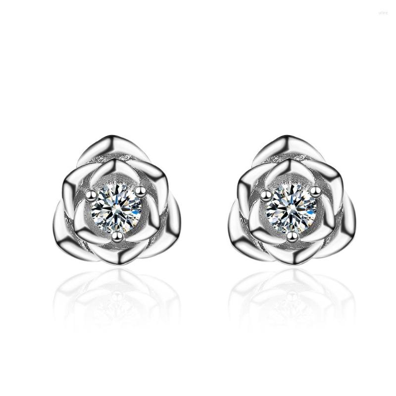 Stud Earrings Ear Studs Korean Style Cute/Romantic Rose For Women Inlaid Zircon Simple Temperamen Charm Ladies Fashion Jewelry Gifts
Stud Earrings Ear Studs Korean Style Cute/Romantic Rose For Women Inlaid Zircon Simple Temperamen Charm Ladies Fashion Jewelry Gifts