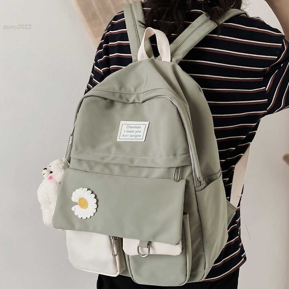 Backpack Style Girl College Student Backpack Cute Flower Nylon Women School Bag Lady Kawaii Backpack Female Fashion Bags Book Trendy Travel New, Pink
Backpack Style Girl College Student Backpack Cute Flower Nylon Women School Bag Lady Kawaii Backpack Female Fashion Bags Book Trendy Travel New, Pink
