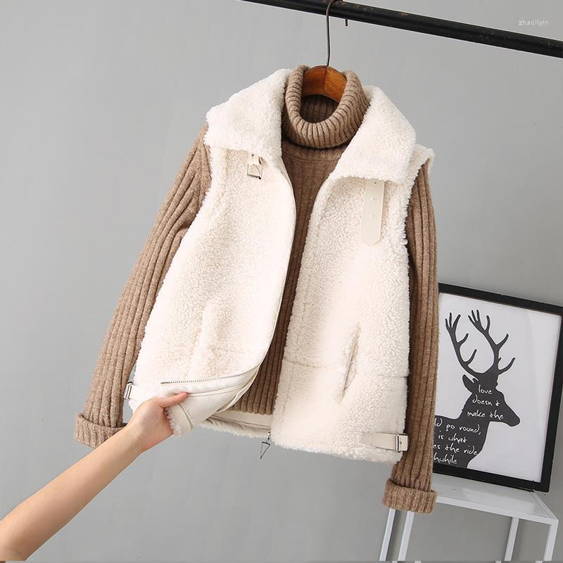 Women' Vests Lambswool Vest All-match Coat Women Clothing Female Autumn Casual Jacket Ladies Pocket Solid Waistcoat Femme Plush G74, Kaqise
Women' Vests Lambswool Vest All-match Coat Women Clothing Female Autumn Casual Jacket Ladies Pocket Solid Waistcoat Femme Plush G74, Kaqise