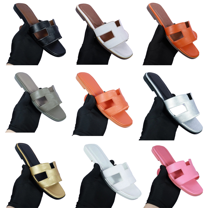Flat Leather Beach Summer slippers women Sandals Slides slipper designer sandal shoes Flops fashion Ladies luxury Crocodile Skin Classic Sandales Part, Custom
Flat Leather Beach Summer slippers women Sandals Slides slipper designer sandal shoes Flops fashion Ladies luxury Crocodile Skin Classic Sandales Part, Custom