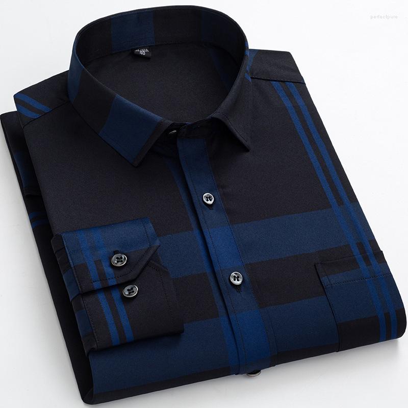 Men's Casual Shirts Plaid Slim Fit Long Sleeve For Men Anti-wrinkle Soft Cozy Business Fashion Clothing Trends Social Formal, Cx-9501-1
Men's Casual Shirts Plaid Slim Fit Long Sleeve For Men Anti-wrinkle Soft Cozy Business Fashion Clothing Trends Social Formal, Cx-9501-1