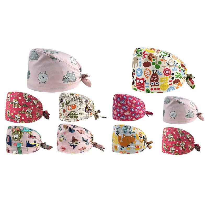 Beanies Beanie/Skull Caps 5pcs Gourd-Shaped Working Cap With Sweatband Cartoon Animal Print Adjustable Elastic Tie Back Bouffant Hat Head, 6ee705576-a
Beanies Beanie/Skull Caps 5pcs Gourd-Shaped Working Cap With Sweatband Cartoon Animal Print Adjustable Elastic Tie Back Bouffant Hat Head, 6ee705576-a